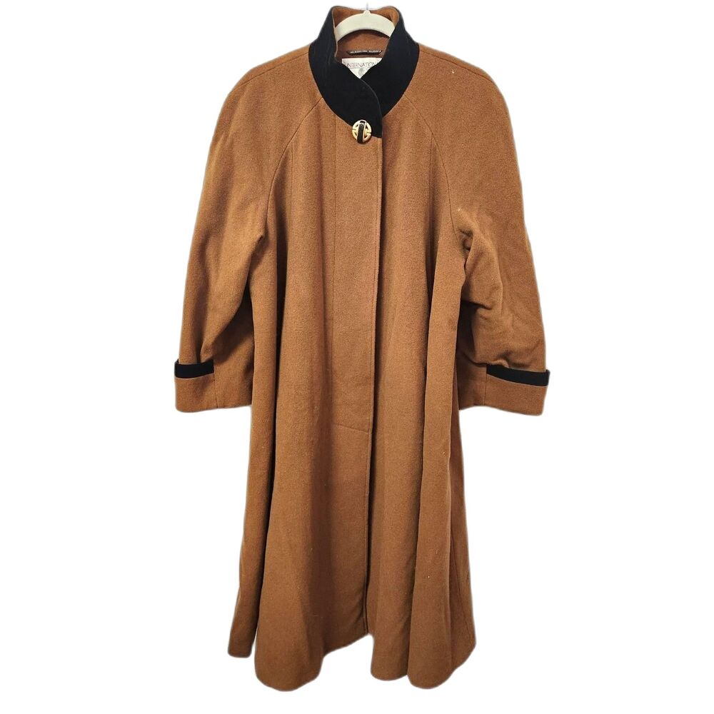 International Scene Vintage Long Wool Coat - Size 10 - Runs large